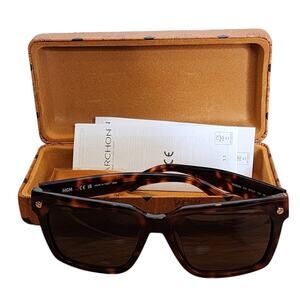 MCM Tortoiseshell Rectangular Sunglasses with Brown Lenses MCM MCM714SA 215 Sunglasses Tortoise/Grey Gradient Square  main image 4